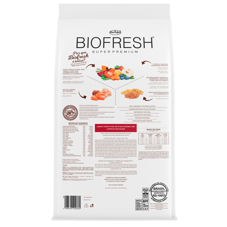 Biofresh Perro Senior Raza Pequeña Mini 3KG 4