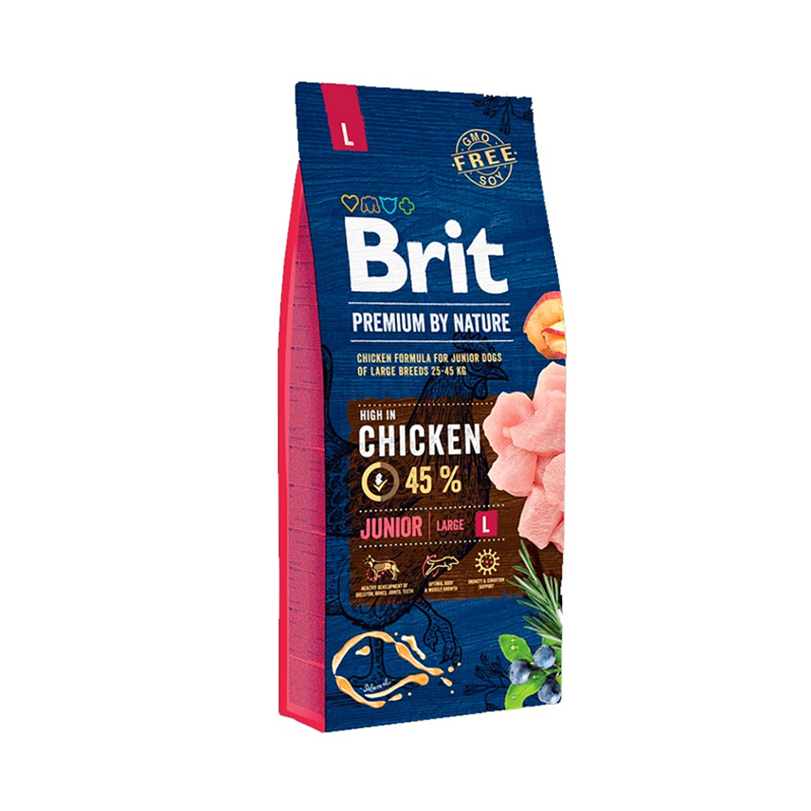 BRIT PREMIUM BY NATURE JUNIOR LARGE 15 KG 1