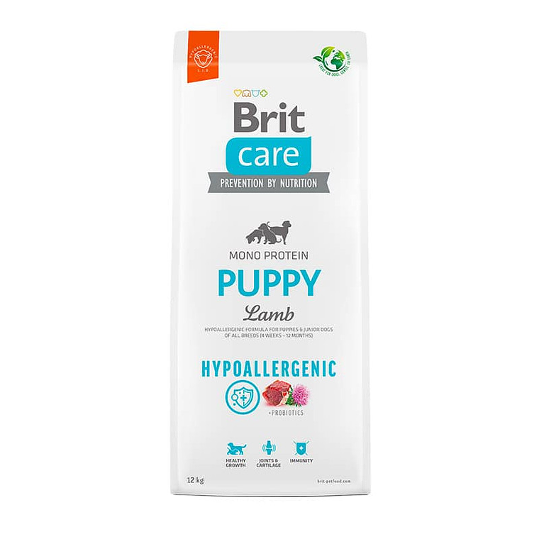 BRIT CARE DOG HYPOALLERGENIC PUPPY LAMB 12 KG 2