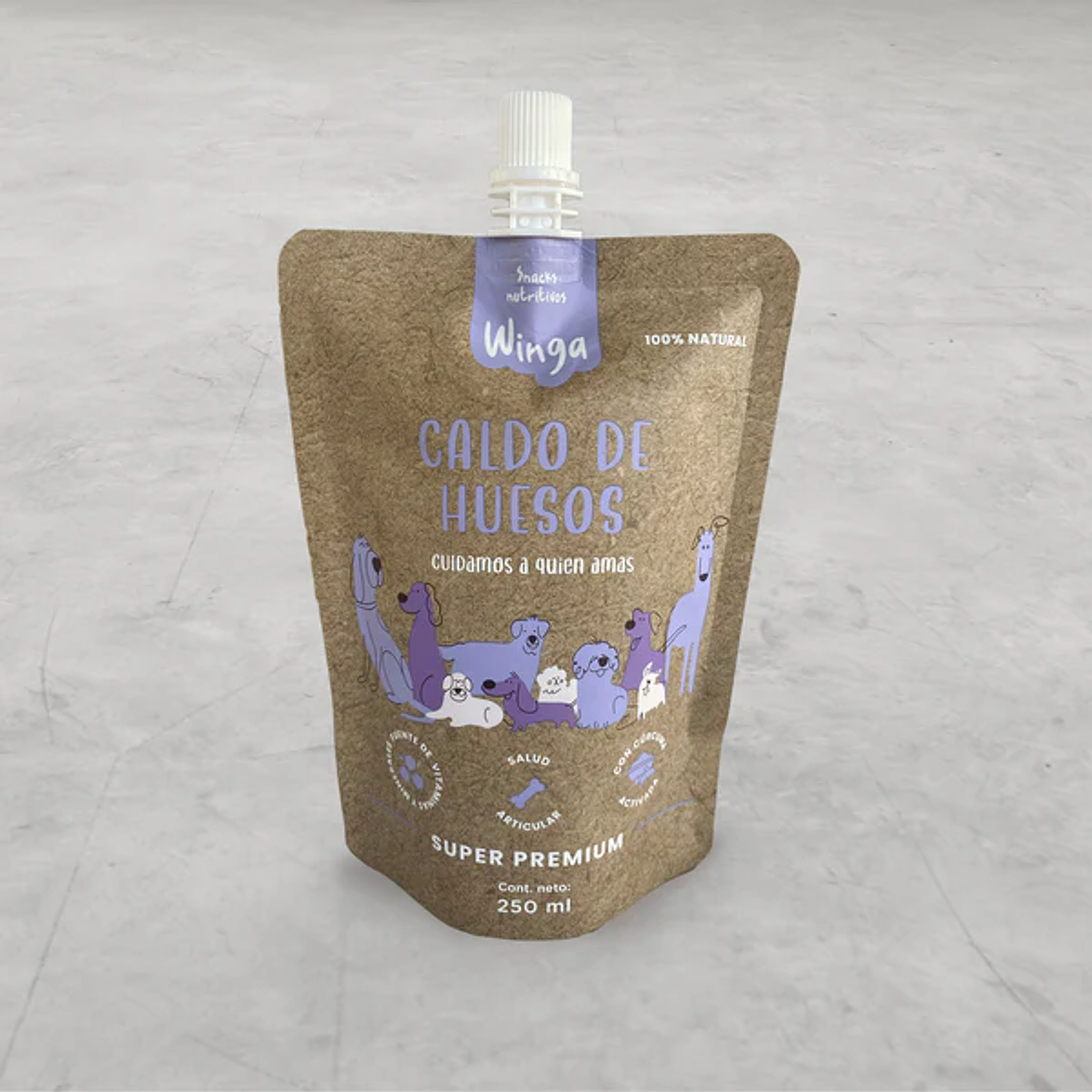 WINGA CALDO DE HUESOS 250ML  2