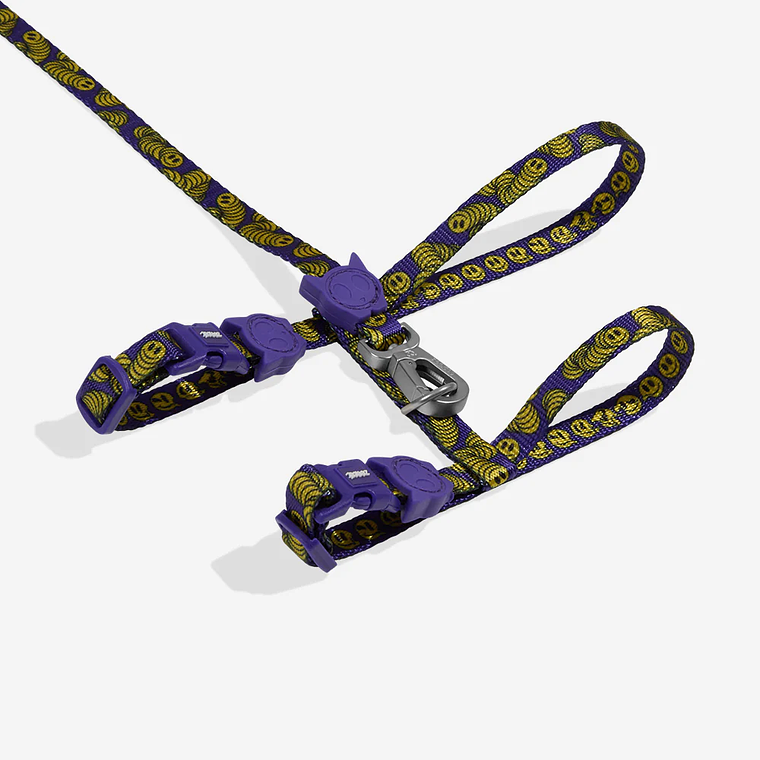 ZEECAT LOZT ZMILEY HARNESS + LEASH SET 2