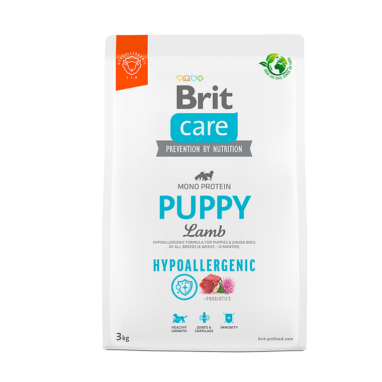BRIT CARE DOG HYPOALLERGENIC PUPPY LAMB 3KG 1