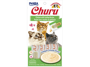 Inaba Churu Snack Chicken with Scallop 56gr 4 un