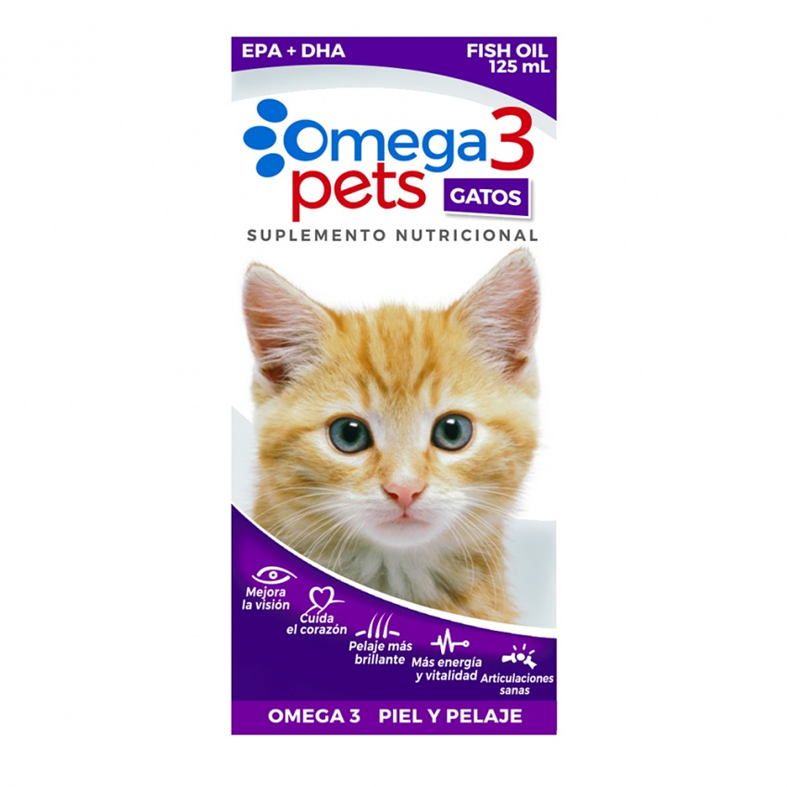 Omega 3 Pets Gatos 125mL 1