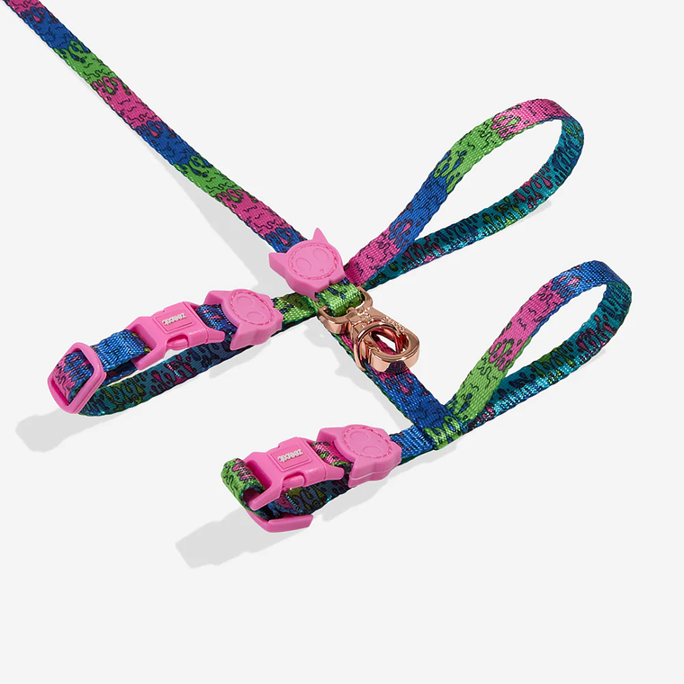 ZEEDOG LOZT MELTED HARNESS + LEASH SET 2