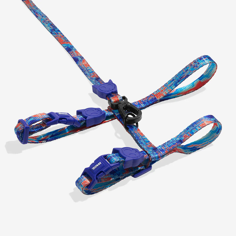 ZEEDOG GLITCH ERROR #404 CAT HARNESS + LEASH SET 2