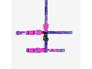 ZEECAT GLITCH ERROR #502 CAT HARNESS + LEASH SET