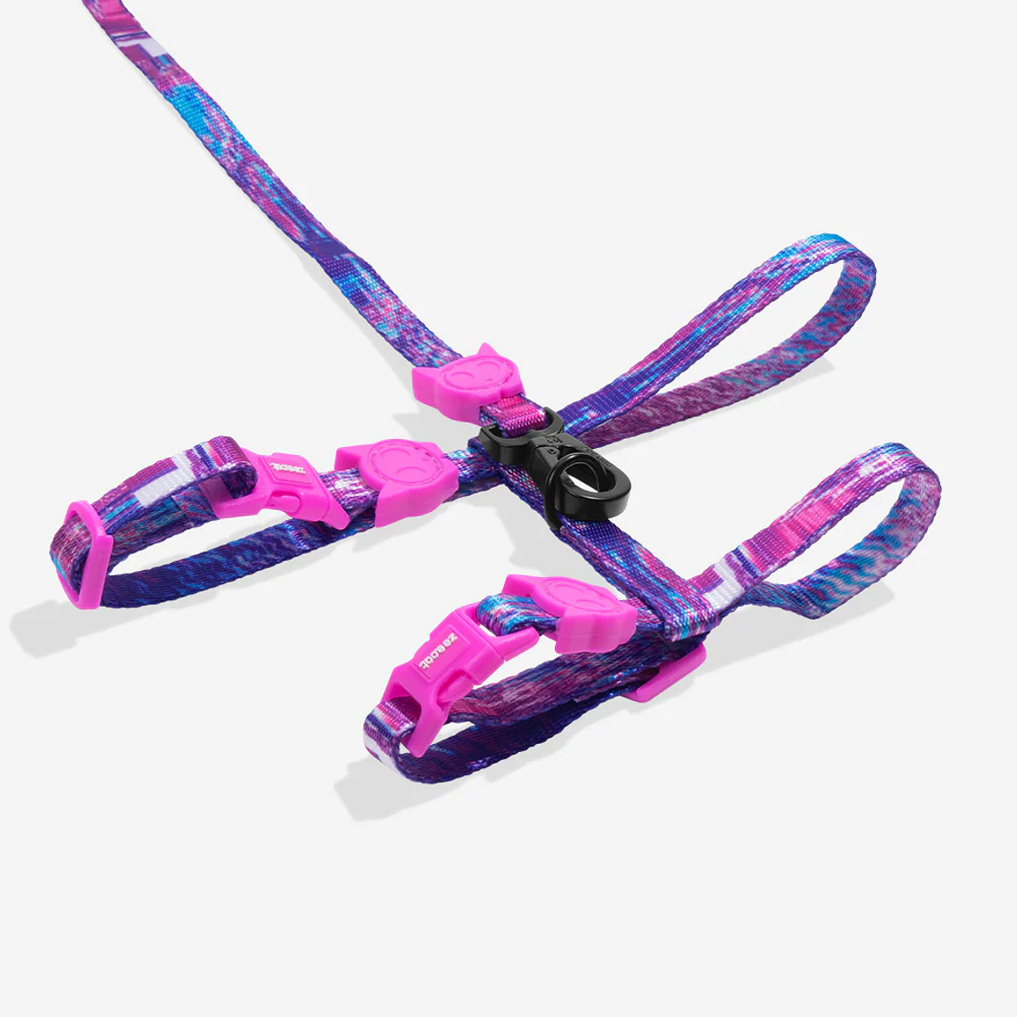 ZEECAT GLITCH ERROR #502 CAT HARNESS + LEASH SET 2