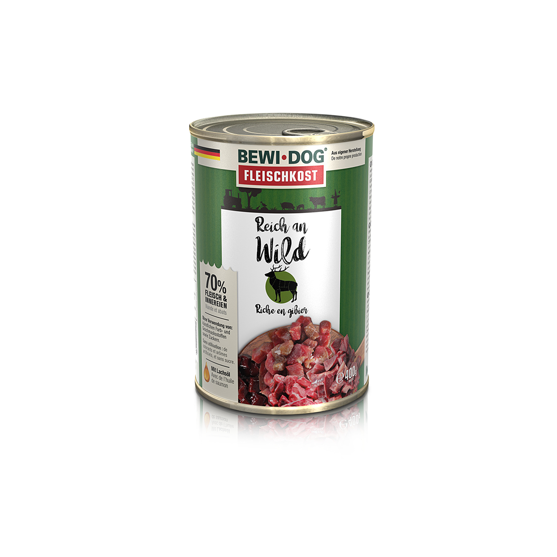 BEWIDOG LATA RICO EN VENADO - ALIMENTO HUMEDO PARA PERROS  2