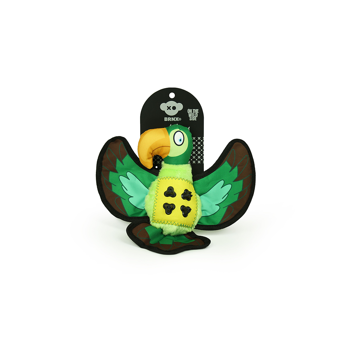 BRNX JUGUETE LORO TEXTIL REPELENTE AL AGUA 1