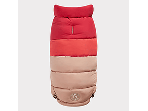 GF PET PARKA COLOR BLOCK PUFFER ROSA 2XL