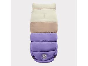 GF PET PARKA COLOR BLOCK PURPURA 2XL