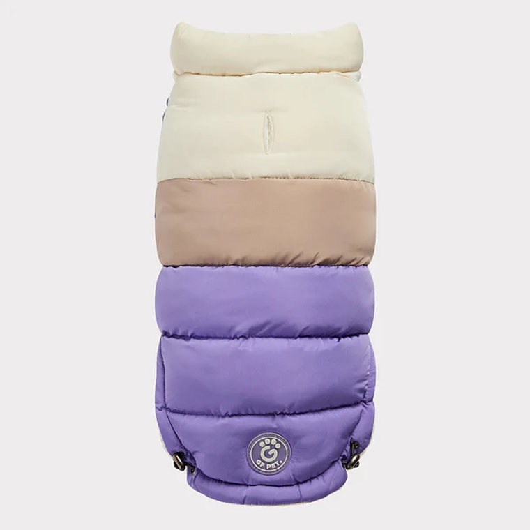 GF PET PARKA COLOR BLOCK PURPURA 2XL 1