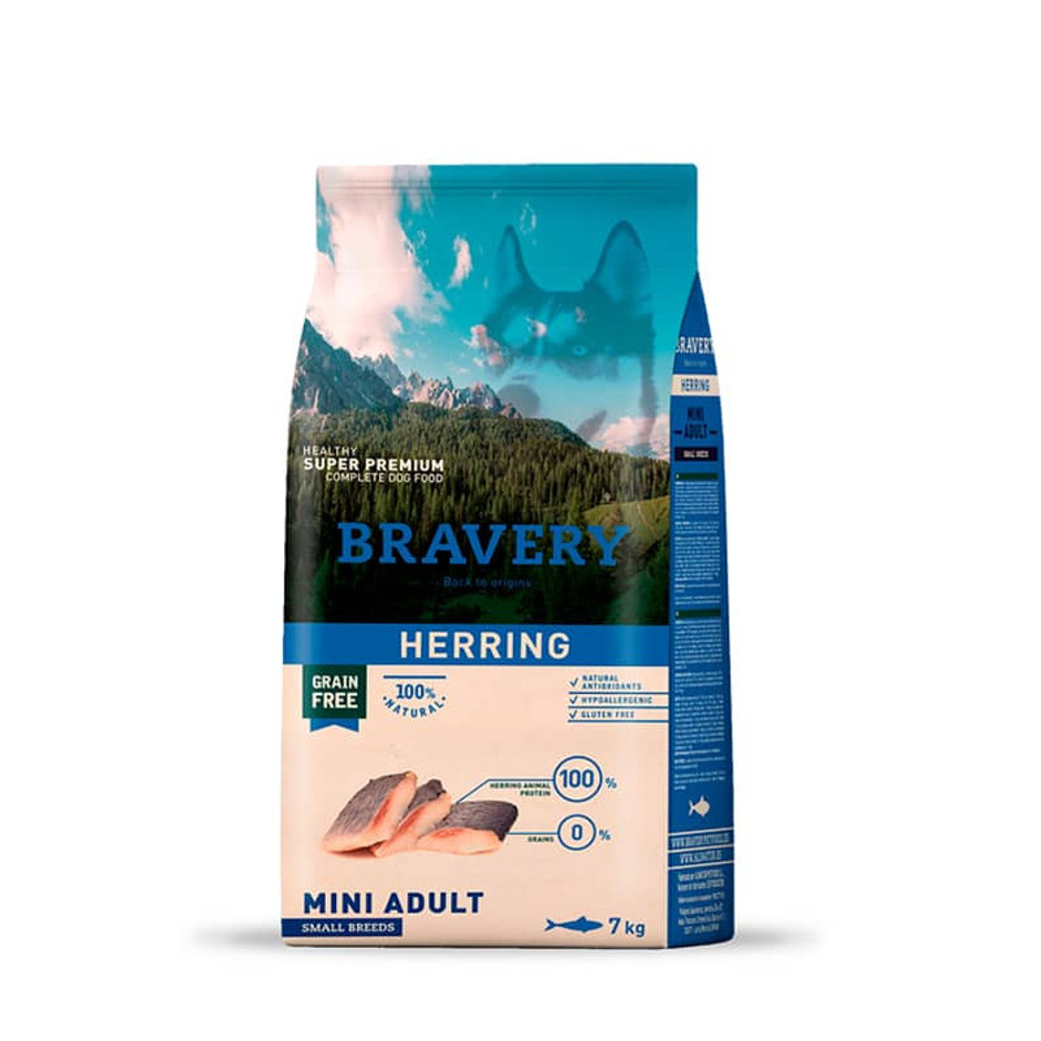 BRAVERY - HERRING MINI ADULT SMALL BREEDS 7KG 1