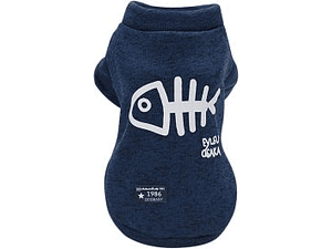 SUETER FISH AZUL 3XL