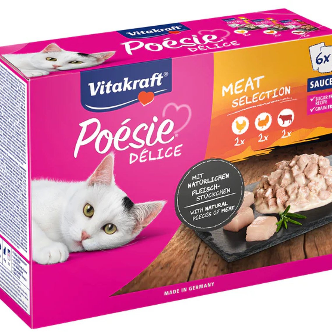 VITAKRAFT POESIE DELICE MULTIPACK CARNES 1