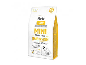 BRIT CARE MINI GF HAIR & SKIN 2KG 