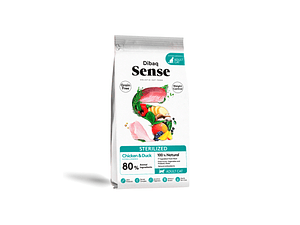 SENSE STERILIZED POLLO Y PATO GATO ADULTO 1.5KG 