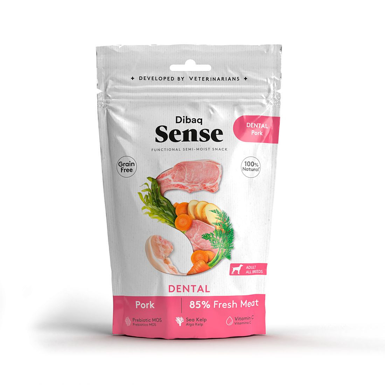 Snack Funcional Dibaq Sense Dental de Cerdo para Perros - 100gr 1