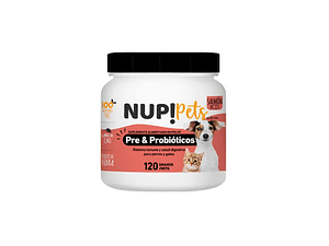Pre & probioticos 120gr Sabor Salmón – NUP! Pets