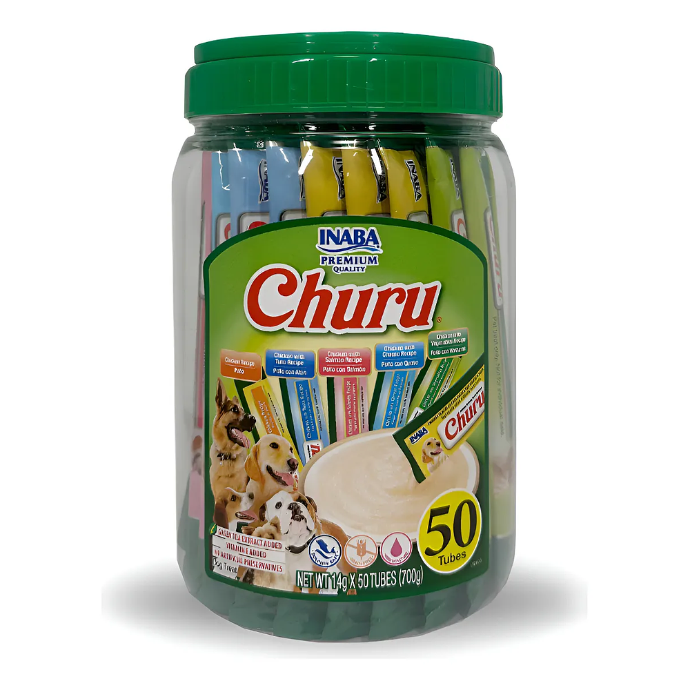 CHURU PERRO VARIEDADES POLLO 50 UNIDADES