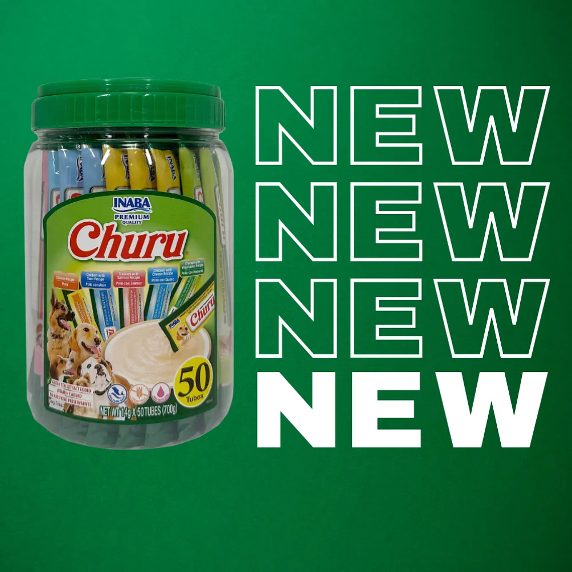 CHURU PERRO VARIEDADES POLLO 50 UNIDADES 3