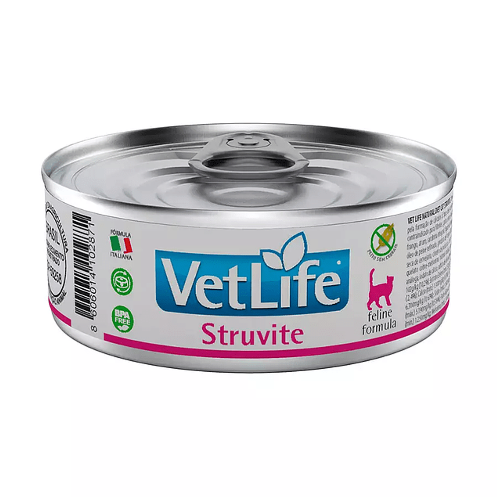 VETLIFE LATA STRUVITE CAT 85G
