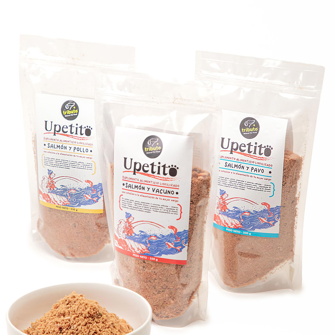 TRIBUTO - UPETITO SUPLEMENTO PROTÉICO LIOFILIZADO SALMÓN Y VACUNO 2