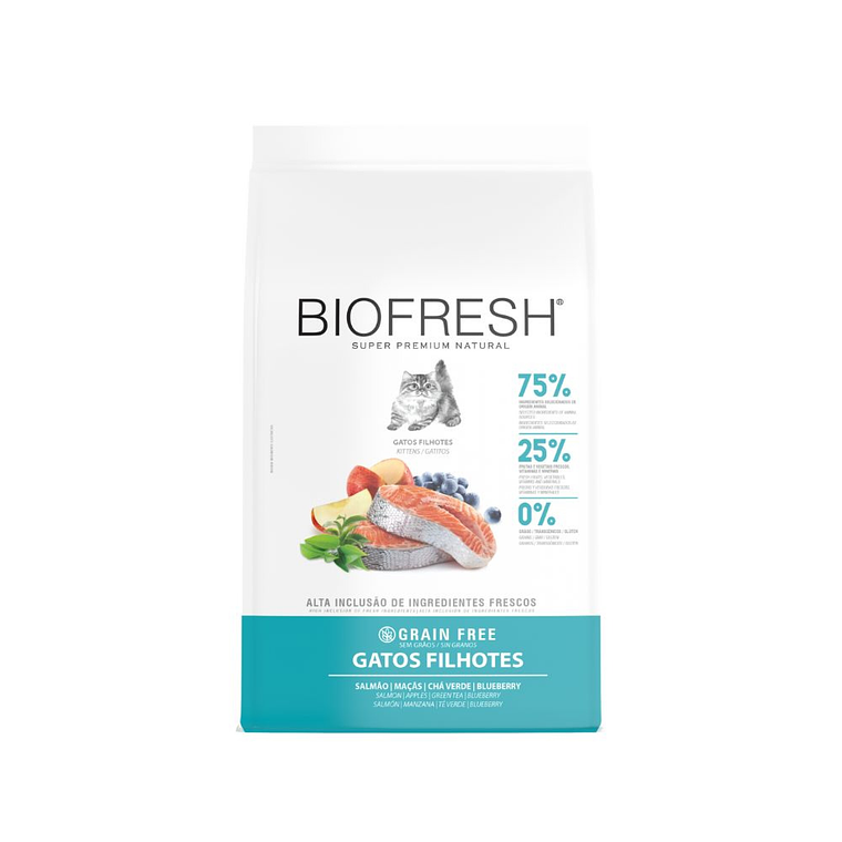 Biofresh Super Premium Grain Free Gatito Alimento Seco 1.5Kg - SALMÓN 1