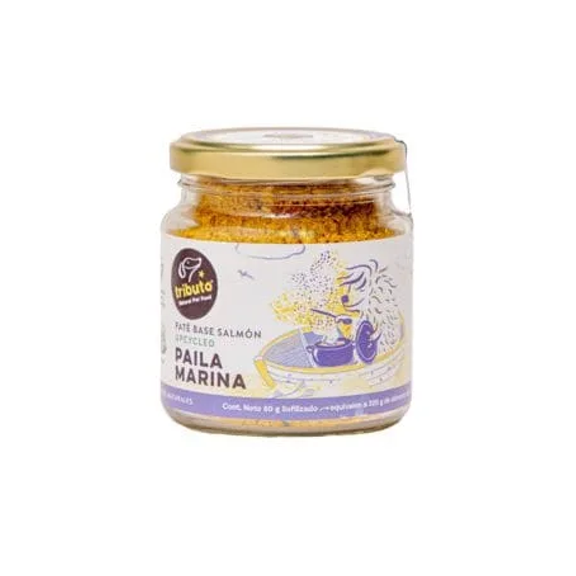 Tributo Pate Paila Marina Liofilizado 80Gr 1
