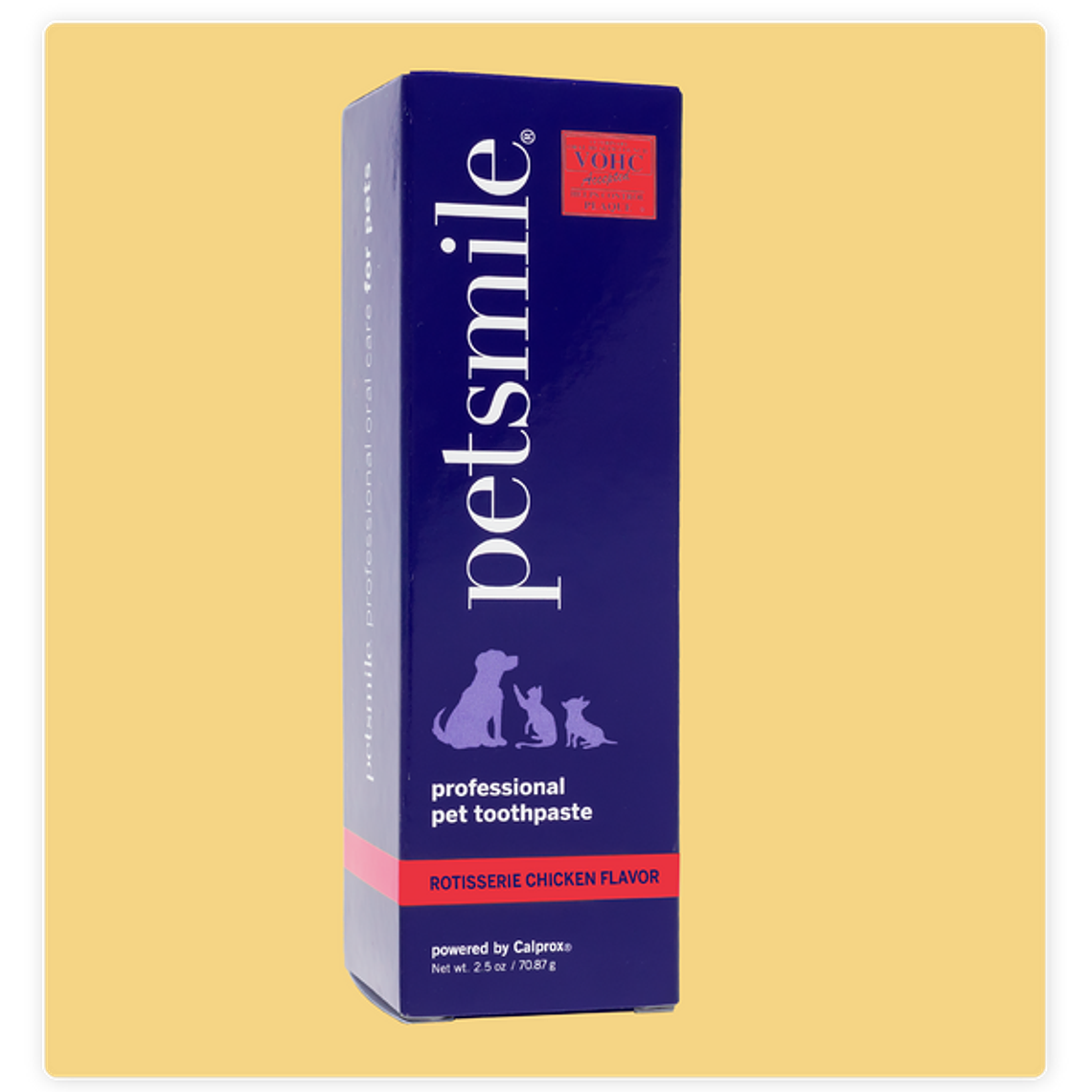 Pasta de dientes para mascotas profesional Petsmile sabor pollo asado 74 g 1