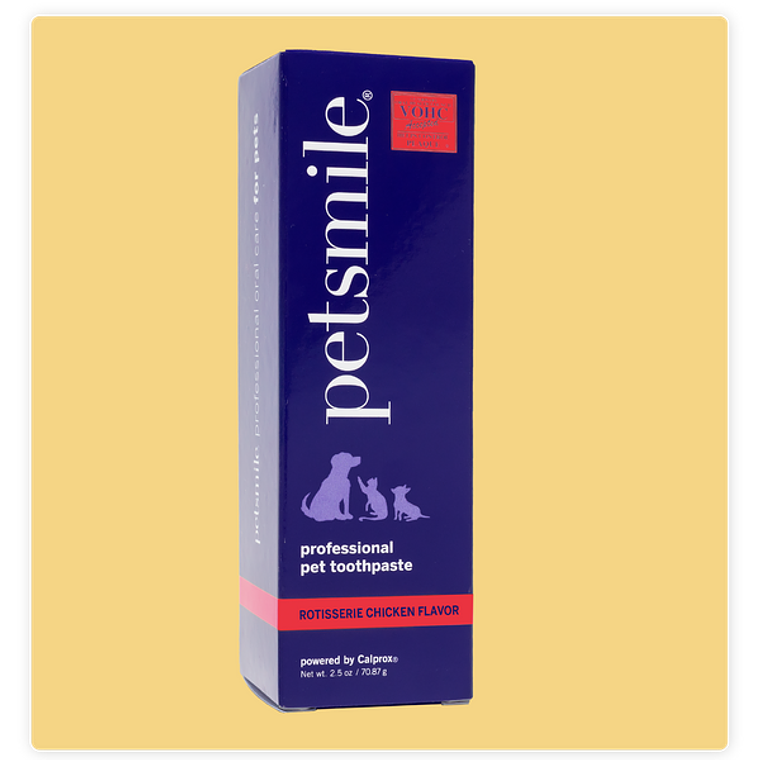 Pasta de dientes para mascotas profesional Petsmile sabor pollo asado 74 g 1