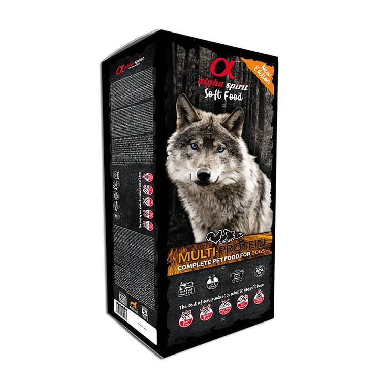 ALPHA SPIRIT SEMI-HÚMEDO MULTIPROTEIN 9KG 45 MONODOSIS DE 200GR 1