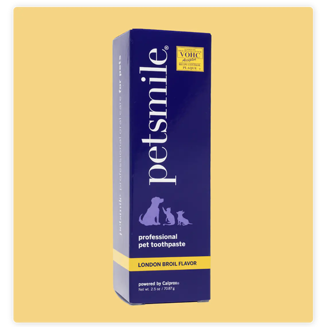 Pasta Dental Profesionales Perros y Gatos Petsmile 74g Antisarro Carne 1