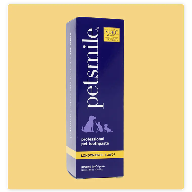 Pasta Dental Profesionales Perros y Gatos Petsmile 74g Antisarro Carne 1