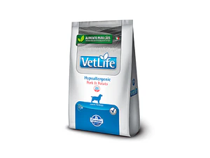 VETLIFE PERRO HIPOLERGENICO PORK Y POTATO 2KG