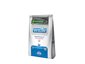 VetLife Gato Hipoalergénico Cerdo y Papa 2KG