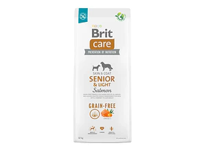 Brit Care Libre de Granos Senior & Light Salmon 12 kg