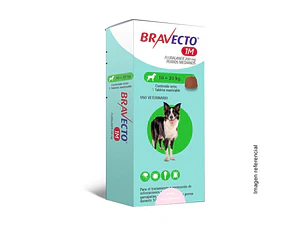 BRAVECTO 1M PERRO 10-20 KG X 1 COMPRIMIDO MASTICABLE
