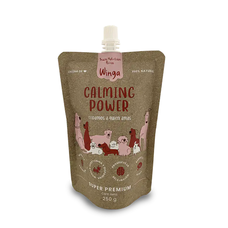 WINGA POUCH CALMING POWER PERRO 250GR 1