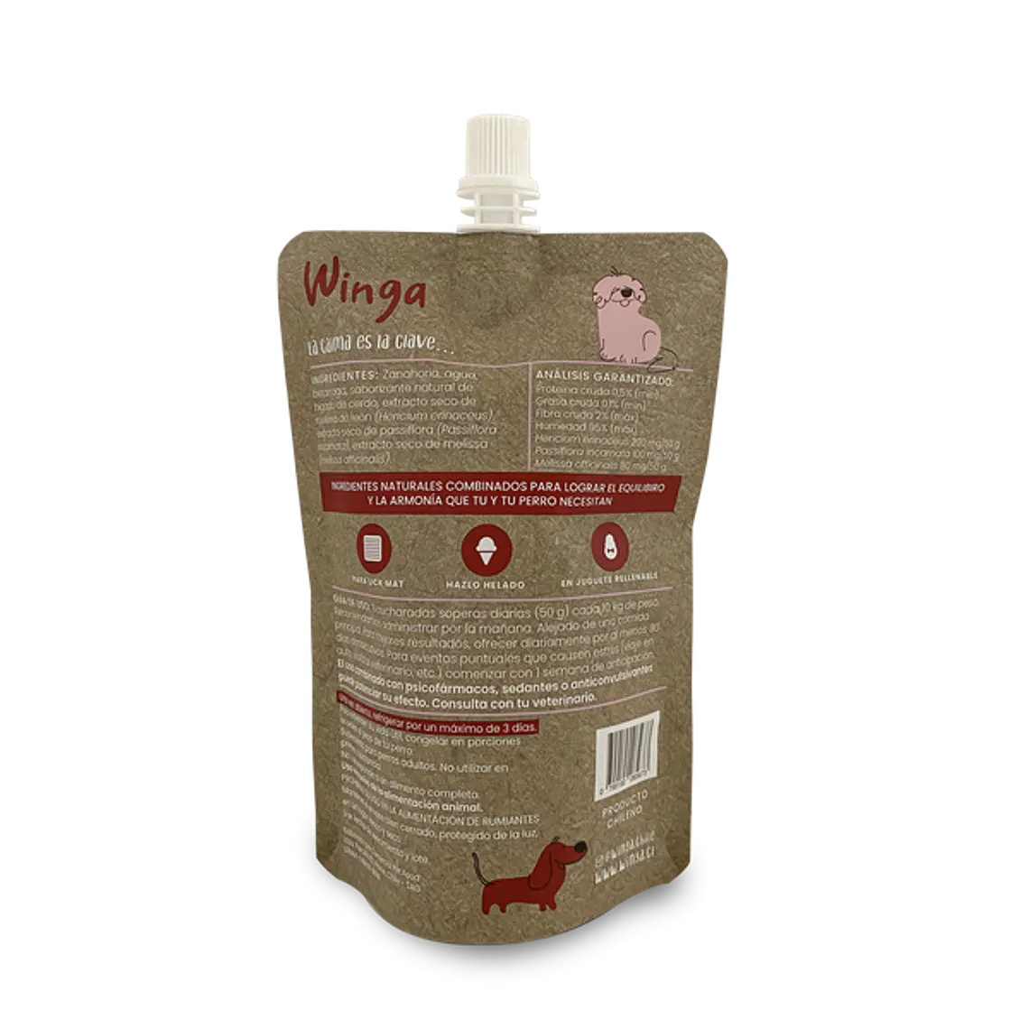 WINGA POUCH CALMING POWER PERRO 250GR 2
