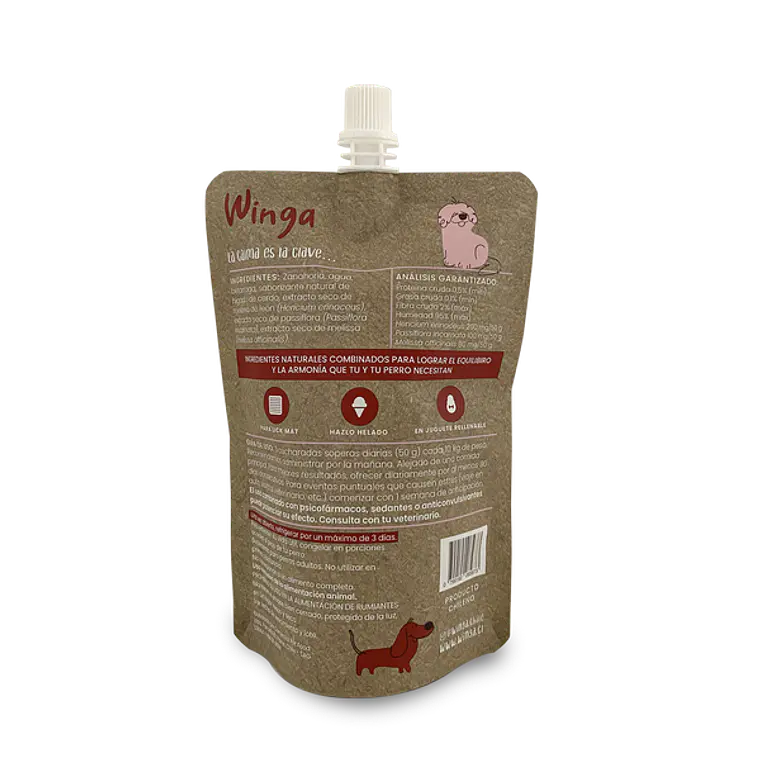 WINGA POUCH CALMING POWER PERRO 250GR 2