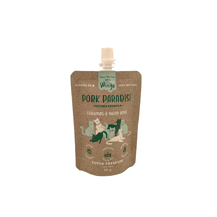 Winga Pork Paradise Gato 90gr 1