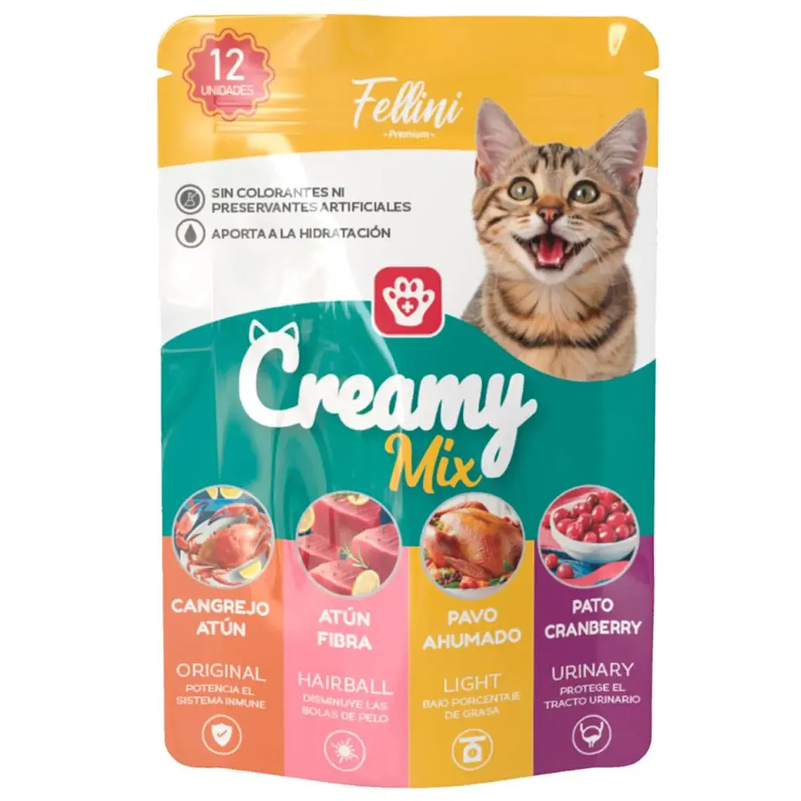 Snack Fellini Creamy Mix 12 Unidades 1
