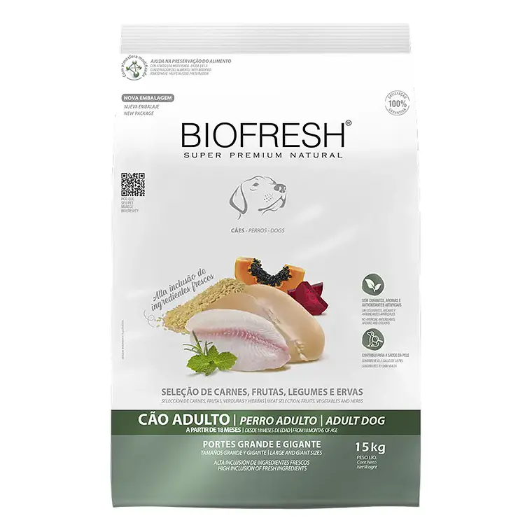 Biofresh Perro Adulto Razas Grandes y Gigantes 15 Kg 1