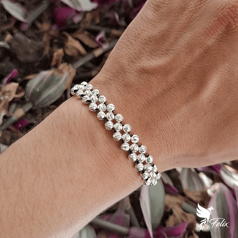 Pulsera Tres Carriles Iguales