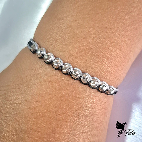 Pulsera Tejido Ola Combinado