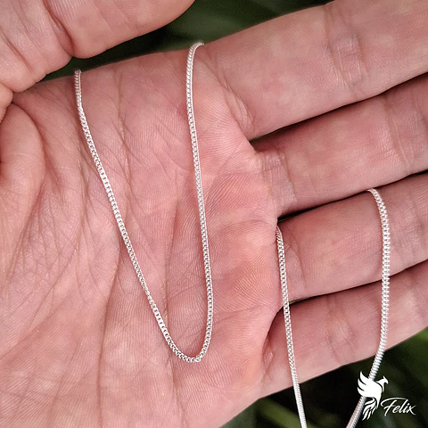 Cadena Cubana Tupida de 50cm