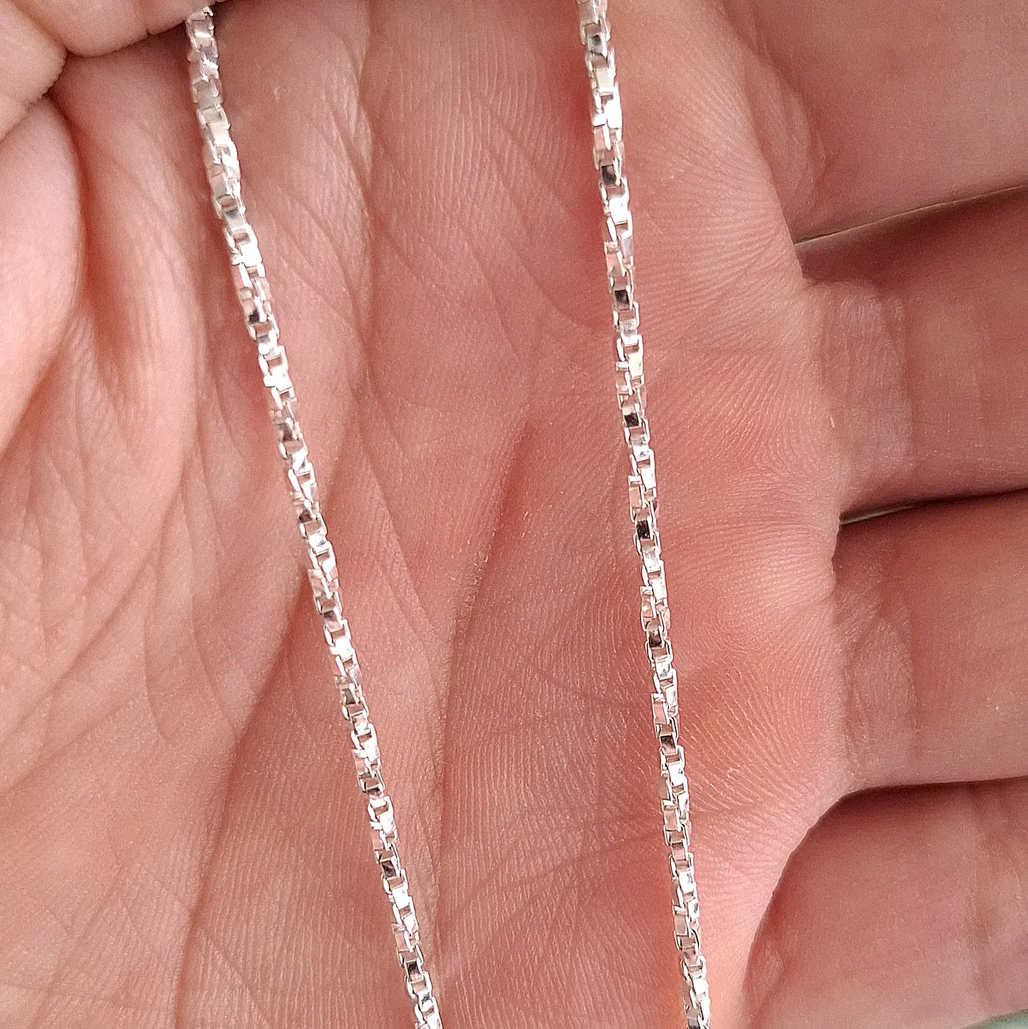 Cadena Veneciana en Espiral de 50cm 2