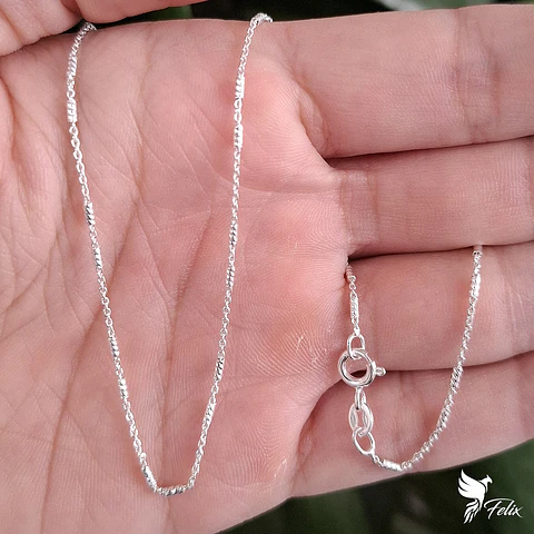 Cadena Cilindros Diamantados de 45cm